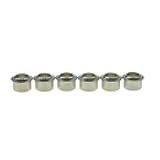 Dopro Solid Brass 10.2mm Round Vintage Guitar Tuner Conversion Bushings 3/8