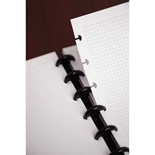 Sistema de anotações personalizado TUL Páginas de refil de disco, 21,6 cm x 27,9 cm, tamanho da letr