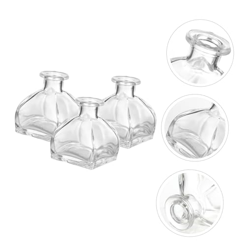 Botellas difusoras de vidrio para aromaterapia 3 piezas miniatura 5
