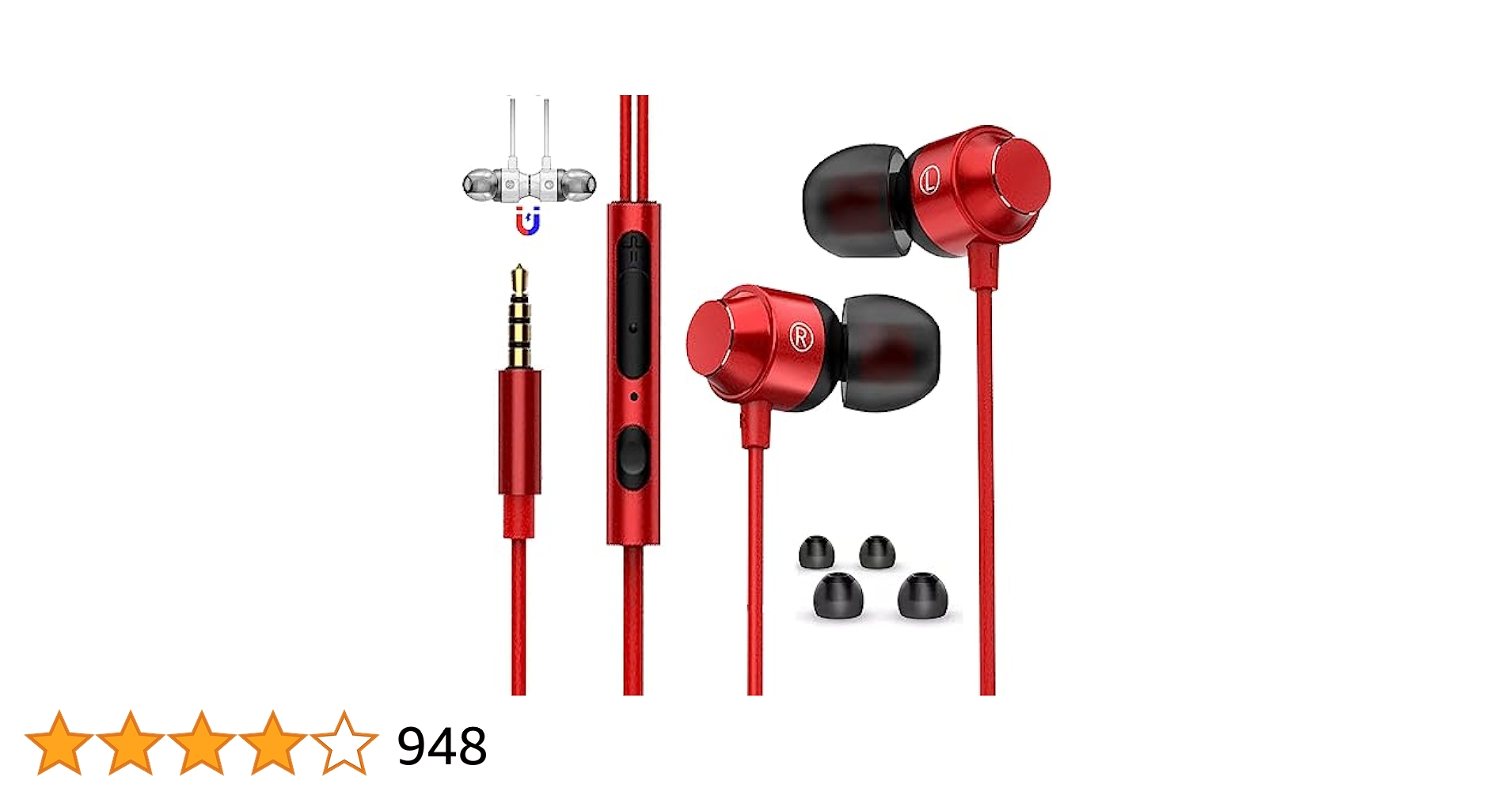 Amazon.co.jp: 【2021進化新版】イヤホン 有線 3.5mm マイク付き