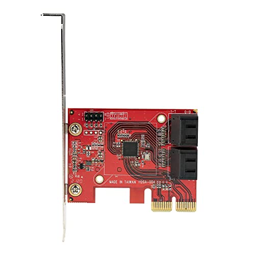 Image of StarTech 4-Port SATA III 6Gbps PCIe Card, Non-RAID (4P6G-PCIE-SATA-CARD)