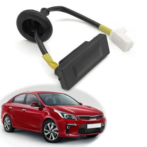 Car Trunk Door Lock Rear Hatch Back Liftgate Tailgate Latch Trunk Lock Lid Open Release Switch Button Compatible with Kia Rio Pride 2012-2017 Replace OE 81260-1W220