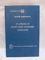 An Appraisal of Short-Term Economic Forecasts B001QA6TJ4 Book Cover