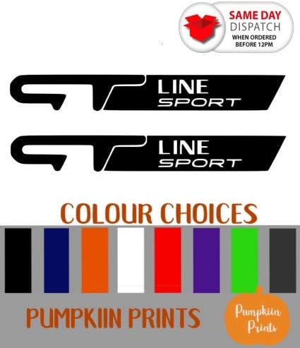 Pumpkiin Prints Renault GT Line Sport decal sticker badge Vinyl Tourer Clio Megane X2