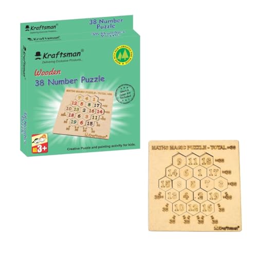 Image of Braintastic Wooden Jigsaw Assorted Puzzle-Pack of 24(3x8 DIY), Build, Color, Play, Art & Craft Birthday Return Gifts, Party Pack Return Favors for Kids 4+ Year with 12 Colors Each Puzzle