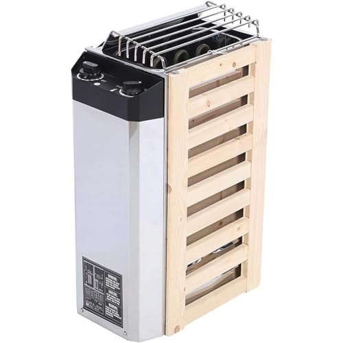 YEHOZZ Calentador De Sauna Eléctrico, Estufa Eléctrica De 3 Kw/3,6 Kw para Sauna, Temporizador De 3 H Y Temperatura Ajustable para Un Máximo De 70-160 Pies Cúbicos 3.6KW