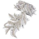 bolero pizzo argento Ottimi regali:perfetti per le magliette, camicette, abiti, e altri indumenti, sono anche regali perfetti da fare ai membri della famiglia, amici e qualcuno che ami su Mothers, compleanno, San Valentino, anniversario, insegnanti, laurea, halloween, Natale, Ringraziamento