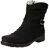 Hochwertige Qualität Rieker Damen 79251 Kurzschaft Stiefel, Schwarz (Schwarz 00), 37 EU