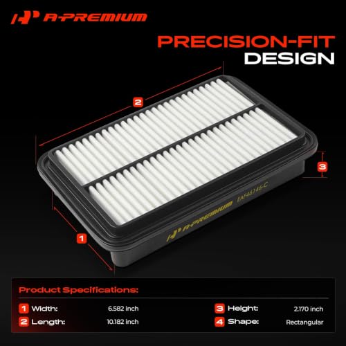 A-Premium Engine Air Filter Compatible with Toyota by A-Premium - Used condition - Image 3