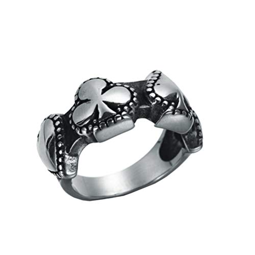 Bague Feng Shui homme look motard pour soirées poker et sorties street vintage