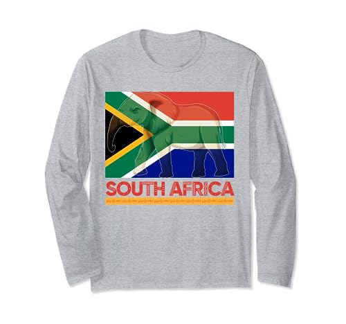 Elefante Sud Africa Outfit Ideas Bambini & Bandiera del Sud Africa Maglia a Manica