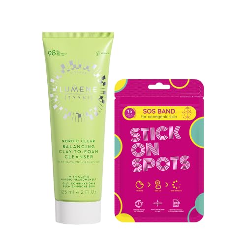 Lumene Sebum Dengeleyici Kil İçerikli Temizleyici x SOS Band for Acnegenic Skin