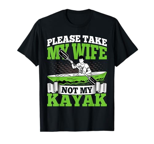 Kayaking Boating Lover Husband T-Shirt