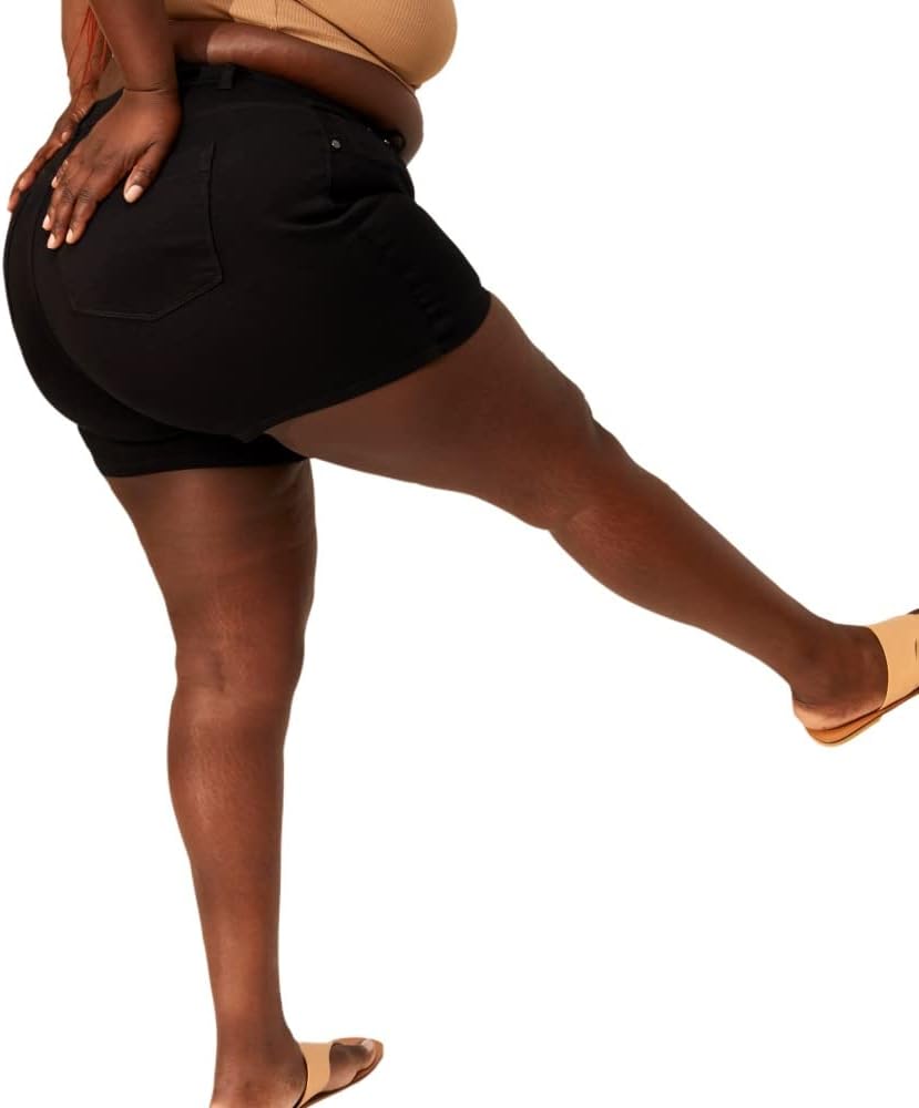 1822 Denim Women's Plus-Size 5" Super High Rise Butter Shorts
