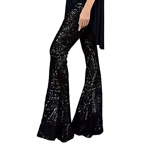Pantalon sarouel d'été taille haute pour femme avec ceinture élastique et coupe ample baggy