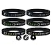 Inkstone Faith, Hope, Love Wristbands w/Bible Verses (6-pack) - Unisex Adult Size for Men Women Teens
