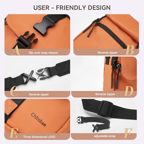 chitobae Lightweight Crossbody Bags for Women,Waterproof Anti-thief Handbags,Shoulder Purse for Travel Shopping 6