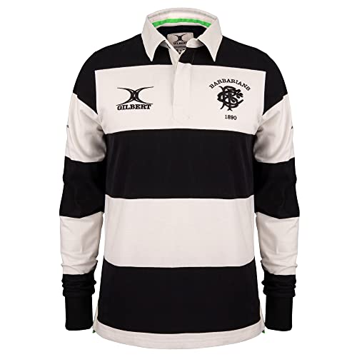 Barbarian Heritage Long Sleeve Rugby Jersey Black/White
