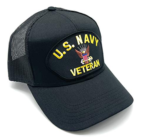 Gorra ajustable malla US Navy Veteran Patch miniatura 4