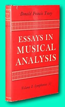 Hardcover Rare Donald Francis Tovey / ESSAYS IN MUSICAL ANALYSIS VOLUME I SYMPHONIES i [Hardcover] Donald Francis Tovey Book