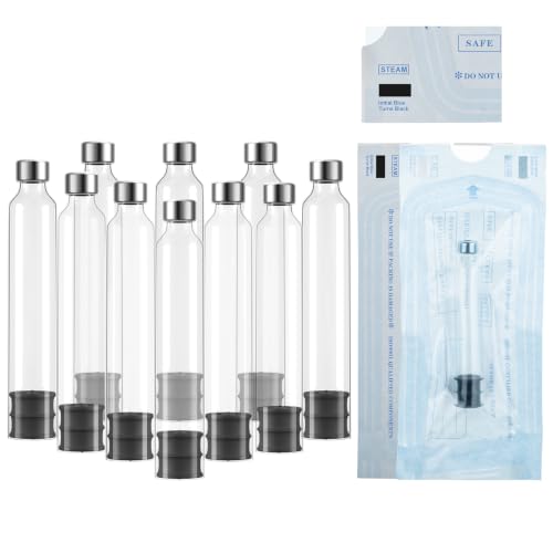 Sterilized 3mL Cartridge for V1 V2 Pens,10 Pack 3cc Peptide Pen Cartridges