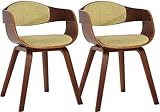 L'ensemble de chaises Kingston repose sur un piètement en bois solide qui assure la stabilité de ce modèle. La structure est également conçue dans du bois au même titre que les 4 pieds.