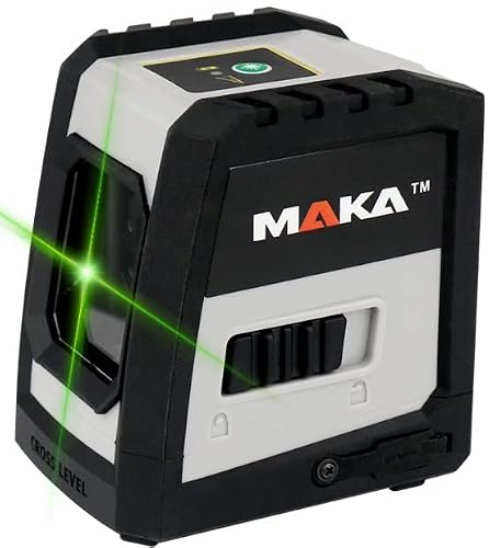 MAKA 360° Grüner 3D-Linienlaser 12 Linien selbstnivellierend 30 m