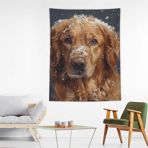 Tapiz para colgar en la pared de nieve que transforma tu dormitorio en un espacio estético