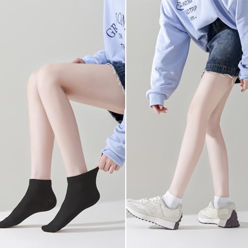 Image of EPEIUS Women's Bamboo Ankle Socks - Seamless Toe, Low Cut, No Show, Lightweight 3 /6 Pack