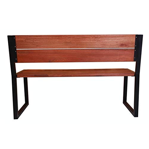 Banco Iron Wood Londres Ferro Madeira Maciça