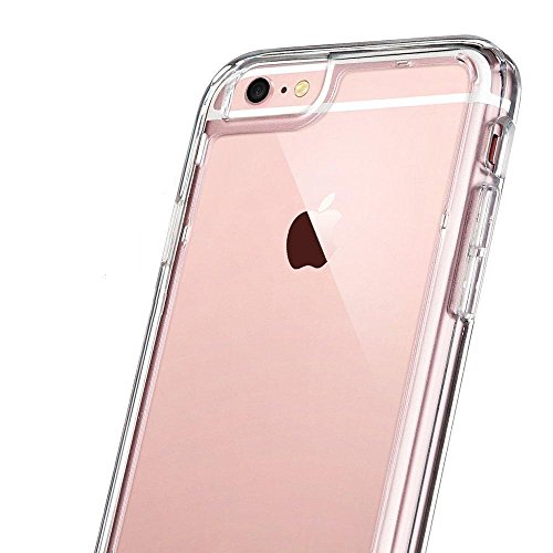 NWNK13 For iPhone iPhone 8 Plus/iPhone 7 Plus Case Crystal Clear Slim Fit Front & Back 360° Case Built-in Screen Protector Transparent Full Body Silicone Gel Mobile Phone Cover for iPhone 8+ - Image 4