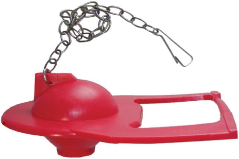 Replacement For Kohler Red 2" Flapper "Pkg Of 2" - Compatible With Kohler 84995 - Stainless Steel Chain - Made In USA