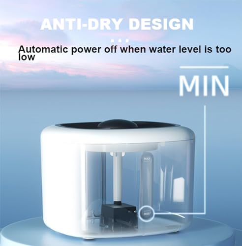 Fuente de agua para gato interior 2.5L ultrassilenciosa miniatura 7