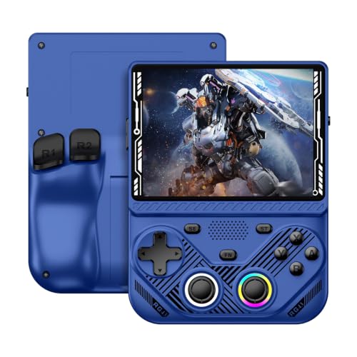 RG43V Pro handheld emulator with IPS screen and dual joysticks