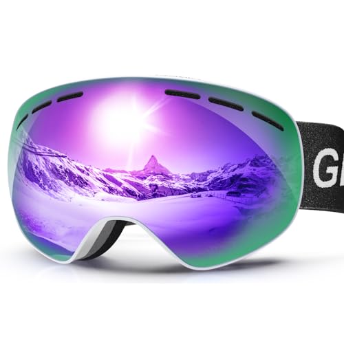 Lunettes de snowboard rose pour vos sessions de ski en station