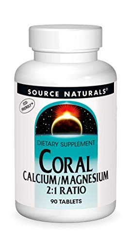 Source Naturals Coral Calcium & Magnesium 600 mg Dietary Supplement - 90 Tablets
