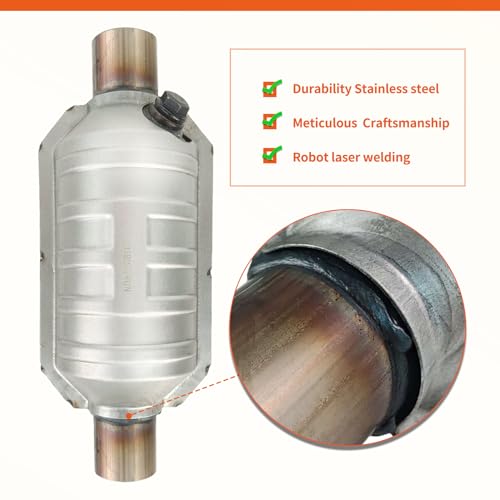 SAROTIN Rear Catalytic Converter Compatible with Honda Accord 2008-2012, Acura Tsx 2009-2013 2.4L (EPA Compliant)
