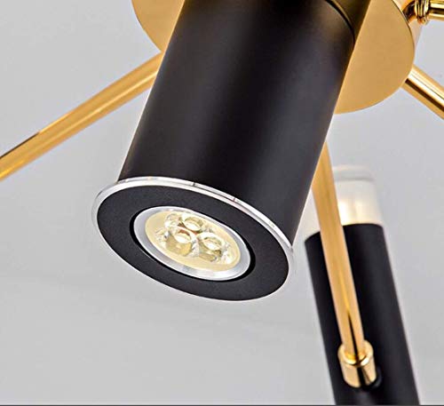 HUAQIMEI 16-heads Sputnik Chandeliers Ceiling Lights Living Room Modern Led Pendant Lighting Fixture for Bedroom Dining Kitchen Foyer Decoration, G9 Bulb(Include) steampunk buy now online