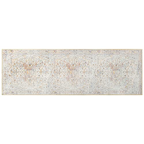 2X6 Runner Rug Vintage Runner Rug Hallways Runner Rug Kitchen Runner Rug 2X6 Washable Runner Rug For Bathroom Bedroom Retro Boho Runner Rugs Non Slip Bohemian #TOP2