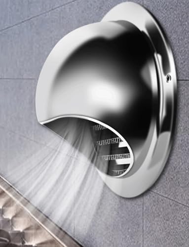 Chauffage de salle de bain : conduit d'évacuation d'air résistant aux intempéries