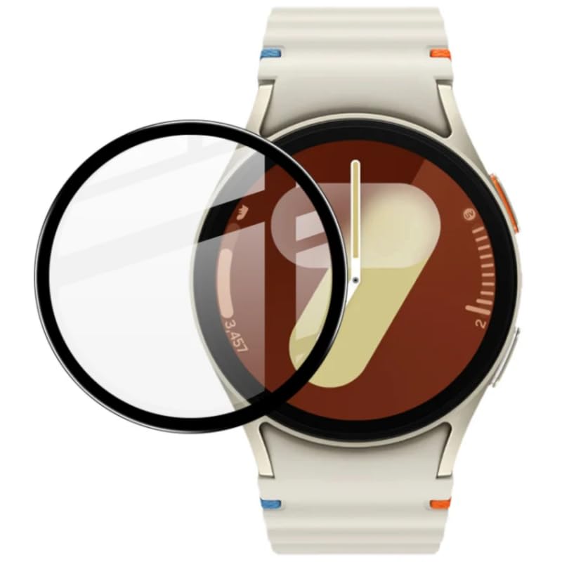 Prime Retail Screen Protector for Samsung Galaxy Watch 7 44mm - Flexible Full Screen Coverage with Easy Installation Kit - Black (B0DCK7ZFK6) Amazon Price History, Amazon Price Tracker