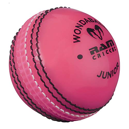Ram Cricket Wondaballs - Coaching Cricket Balls – Box of 6 – Traditional Stitched Seams – Durable PVC Outer with Realistic bounce on all surfaces – Suitable for Indoor & Outdoor Use – Senior or Junior