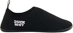 Sapatinha Tenis Infantil Antiderrapente Praia Piscina Duck Way (19/20, Preto)