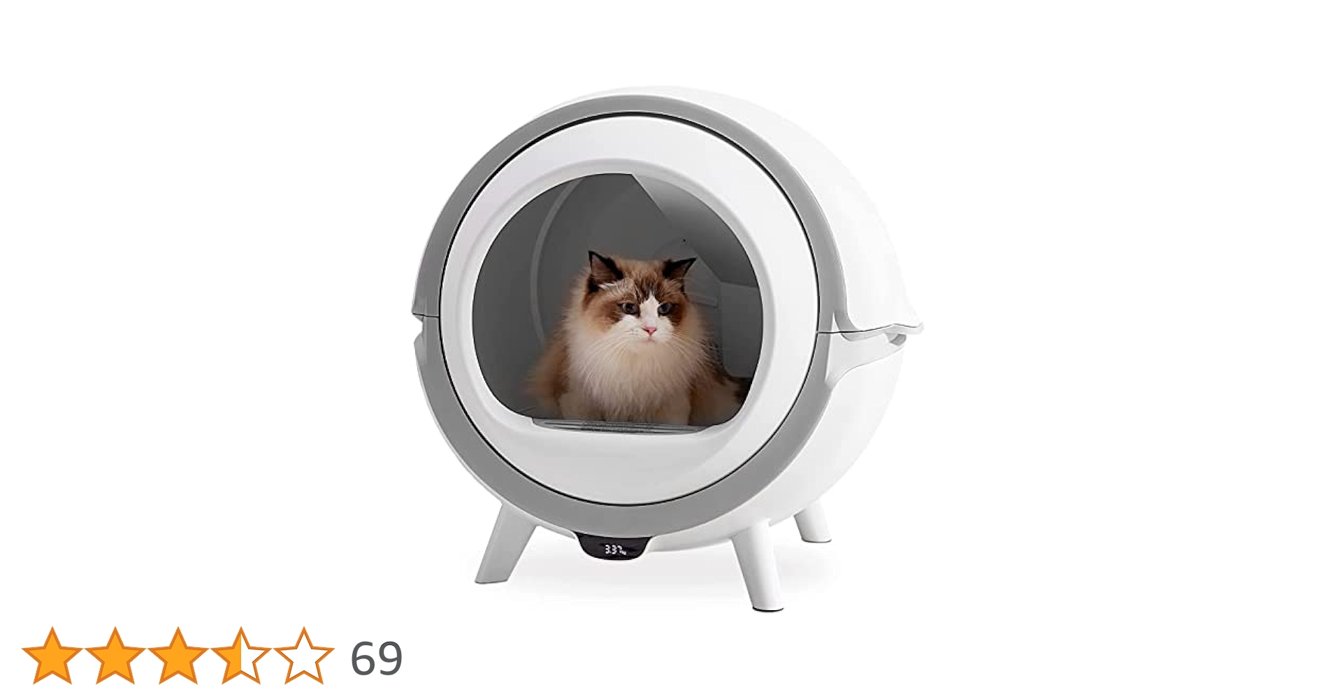 Amazon | 猫 トイレ 自動 猫 自動トイレ 「体重モニター付き・大