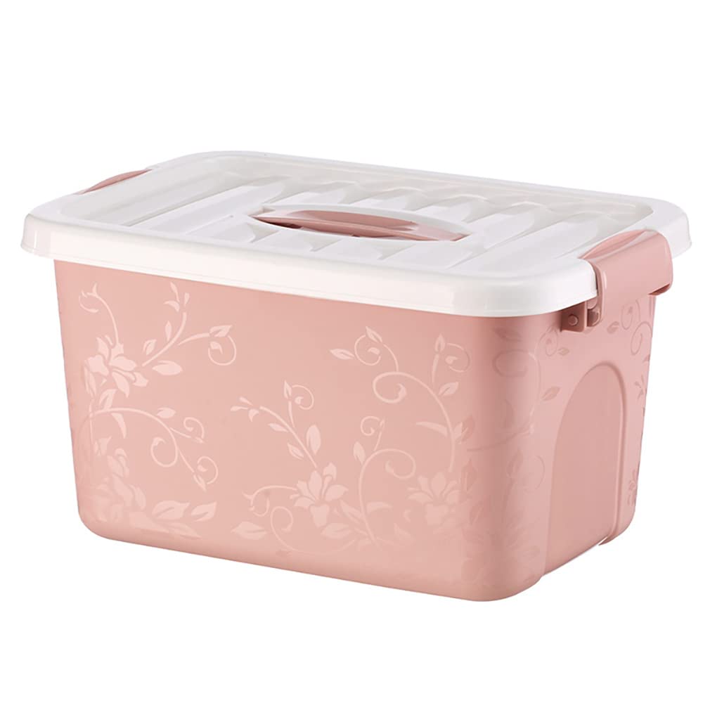 収納ボックス トランク型 ピンク 大