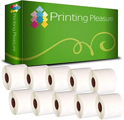 Printing Pleasure 20 x 99012 Compatible Address Labels Rolls for LabelWriter & Seiko Label Printers | 36mm x 89mm | 260 Labels per Roll