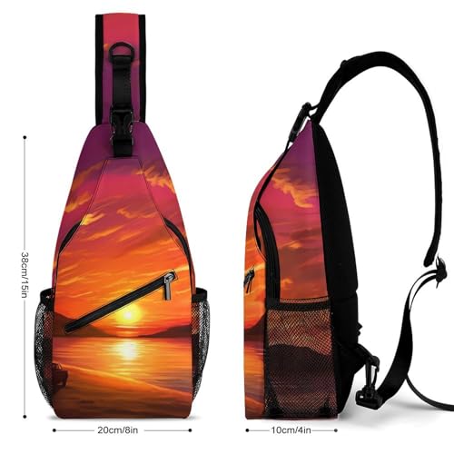 Bolso Cruzado Sunset Sling Bag para Hombre y Mujer miniatura 2