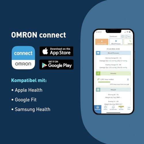 OMRON HN300T2 Intelli IT digitale Personenwaage mit Bluetooth – Ansicht 4
