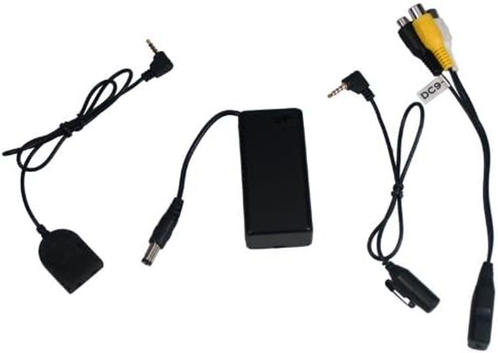 KJB Security Products C1176 Earphone-Style Wired CCD Camera, 1/4" CMOS Image Device, NTSC & PAL Video System, 480 TV Lines Resolution, 3.59mm Lens, 66.5 Degrees Angle of View, DC 5V Power Supply