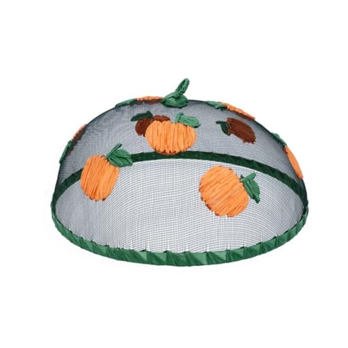 Gisela Graham Orange Design Mesh Food Cover